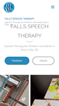 Mobile Screenshot of fallsspeech.com