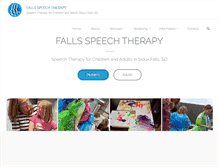 Tablet Screenshot of fallsspeech.com